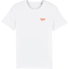 T-shirt 'Cyclist 24/7' (white) 