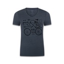 Le Patron T-shirt WMN 'Pieces de Bicyclette' (blue)