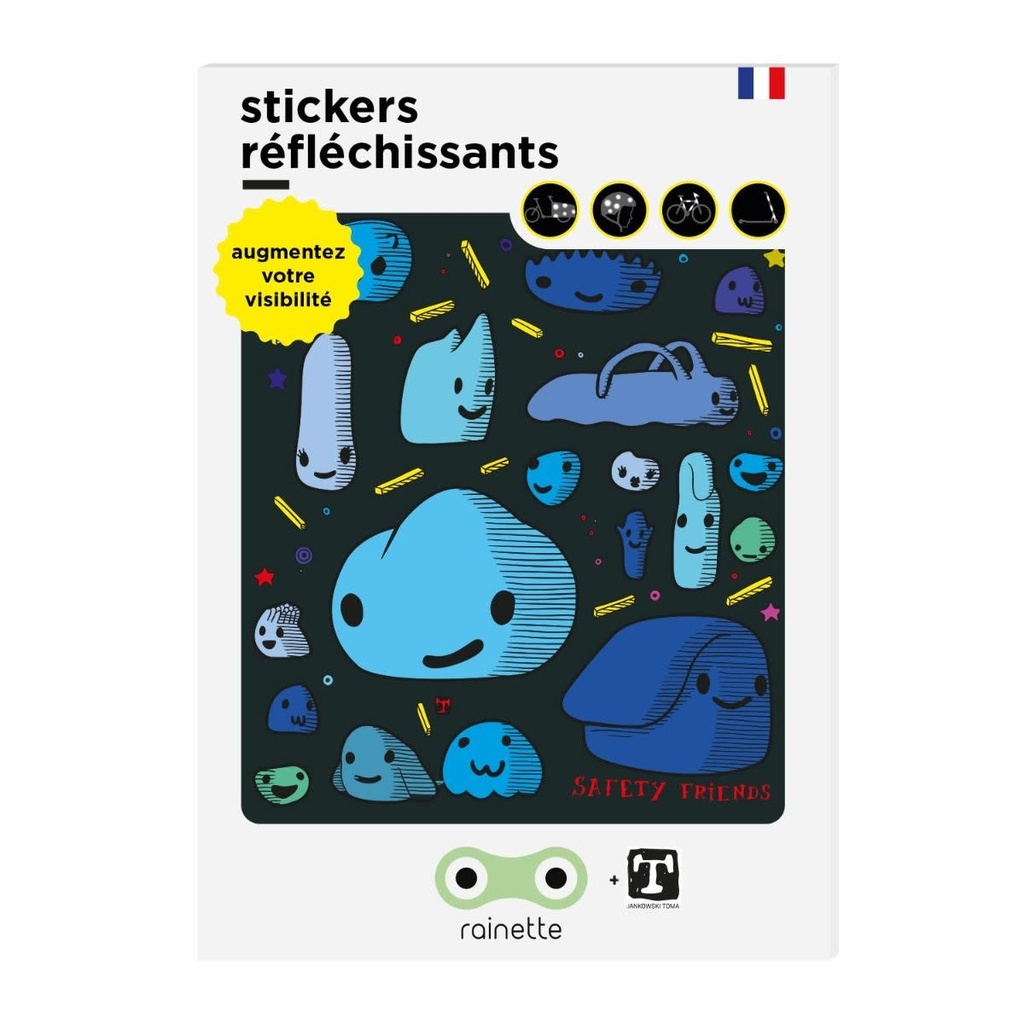 Rainette reflective stickers 'Safety friends'