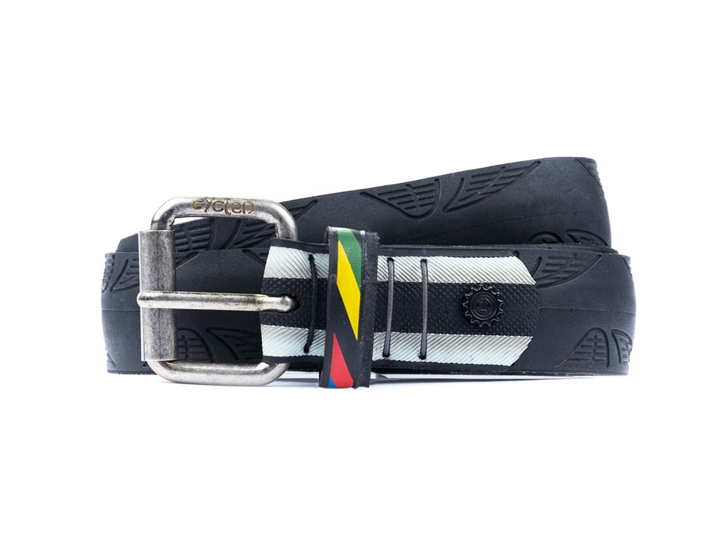 Cycled belt (black/white)