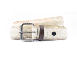 Cycled 'Classica colour belt' (white)