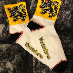 Socks 'Flemish lion'