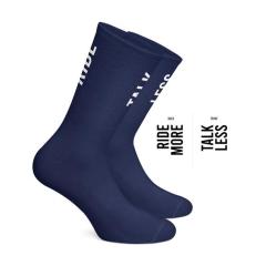 Socks 'Ride More Talk Less' (blue)