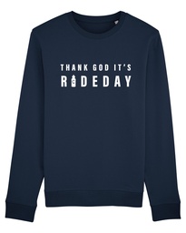 Sweater Thank God it's Rideday L