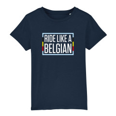 T-shirt kids 'Ride like a Belgian' 12-14y